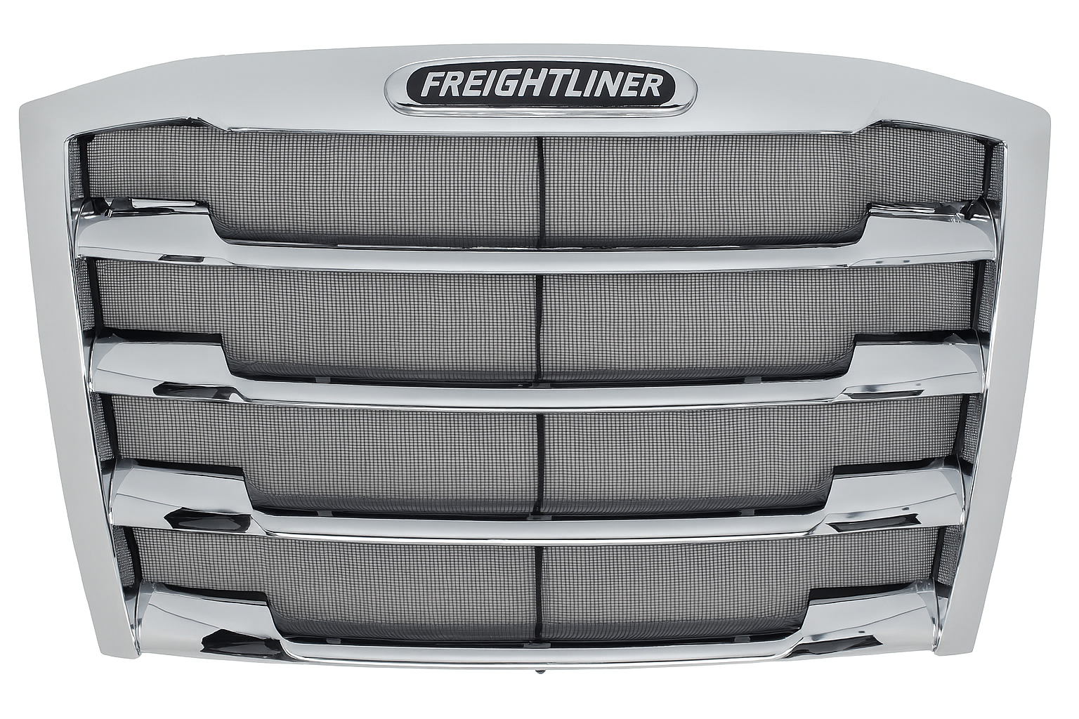 Grille for 2018+ Freightliner Cascadia ABS Chrome, with Logo, with Bug Screen