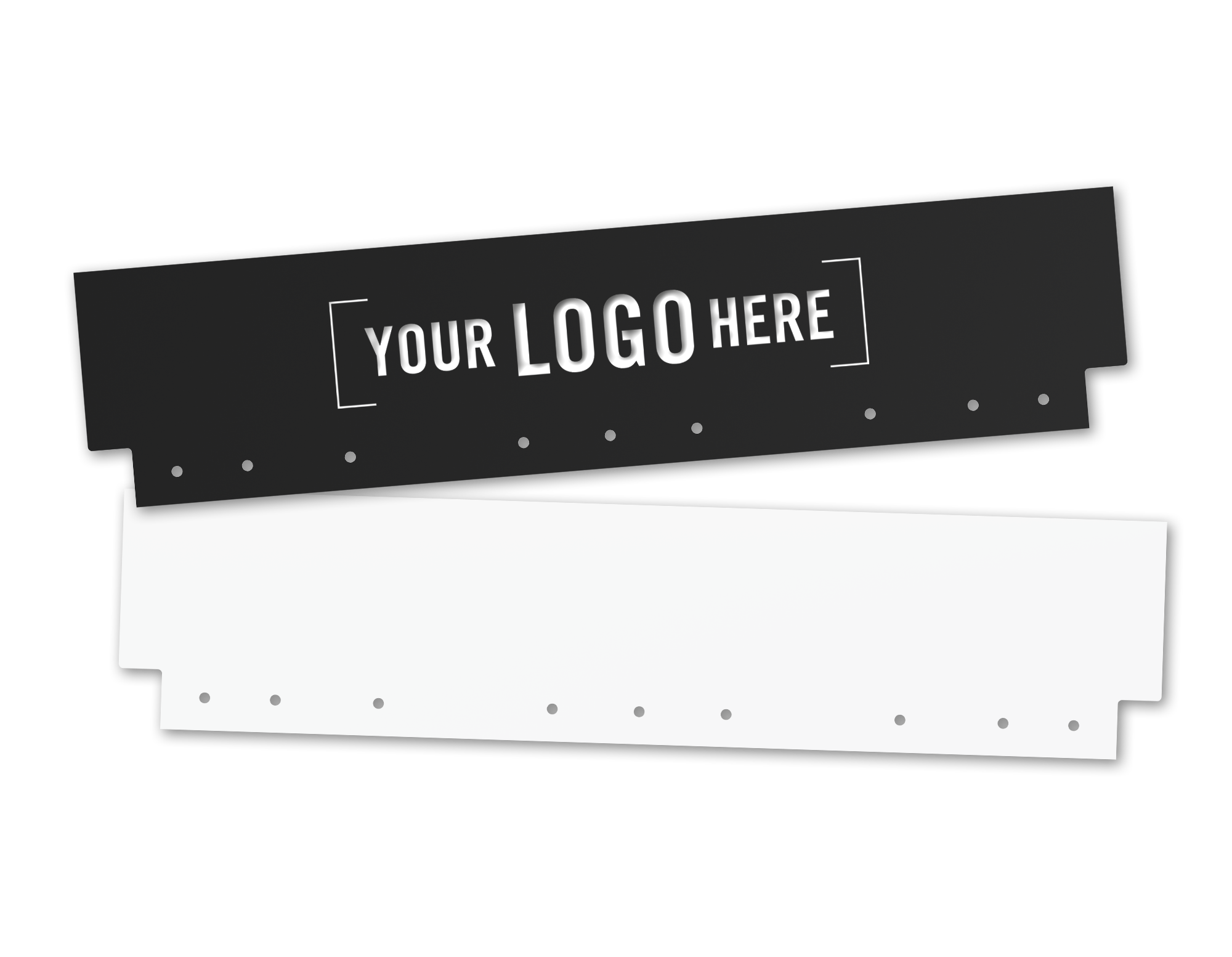 Mudflaps BLK WHT Quarter